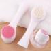 Facial Brush Cleaning Exfoliate Tool | Pore Cleaner for Glowing Skin - White Handle - Buy Online on GoSupps.com