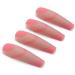 Coffin False Nails Press on Nails French Long Fake Nails Ballerina Acrylic Stick on Nails 24pcs for Women and Girls (Color : Pink Size : P) - Buy Online on GoSupps.com