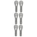 Minkissy 6 Stk razor storage box razor cover made of leather case for manual razor hairdresser shaver razor razor razor shell razor.