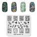 KADS Nail Stamping Plate Flamingo Template Image Design Plates for Nail Art Decoration and DIY Nail Art (NA020)
