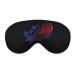USA Flag and Eagle Sleep Mask Eye Cover for Sleeping Blindfold with Adjustable Strap Blocks Light Night Travel Nap for Men Women