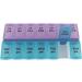 Treasure Gurus 7-Day AM PM Pill Box - Weekly Medication Organizer & Vitamin Case for International Shipping - Buy Online on GoSupps.com