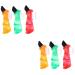 Ipetboom 6 STK toothbrush mini practical prosthesis brush jewelry cleaning brush prosthesis cleaning brush cleaning for oral care Platics plastic PP multifunction travel cleaning rod 1 piece (1 Pack) Different colors x 2 pieces