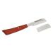 Straight Edge Barber Razor razor easy to replace the razor blade safely and durable with a straight handle made of zinc clasp razor with a straight edge for shaving (S53-7 silver)