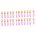 Healeved 200 Pcs Women Eyeshadow Brush Women Eyeshadow Applicator Eyes Makeup Beauty Sponge 3.6X1.2 cmx2pcs Violetx2pcs