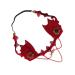 Aboofan 1stk Holloween-Ohrenband Halloween-Cosplay-Brand Halloween Teufelshorns Hairband Cosplay-Party-Front strap Demonian headband ears Hair tires headgear child CR