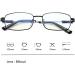 MMOWW Bifocal Reading Glasses for Men - Blue Light Blocking Computer Glasses with Titanium Alloy Legs - 1.0x Power - Stylish & Durable Black Design - Buy Online on GoSupps.com