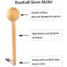 Heavy Wooden Baseball Glove Mallet - Durable 31x6.8 cm Hammer for Perfectly Shaping Gloves | Shop Internationally - Buy Online on GoSupps.com
