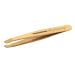 TWEEZERMAN Tweezers Mini Version with Hand-Filed Beveled Tip for Eyebrow Plucking Gold