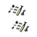 FRCOLOR Household Man Trimmer 2 Sets Nose Hair Trimmer Abs Razor Major Travel Convenient Electric Razor