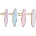  minkissy 2 Pieces Nail Polish Makeup Display Board Nail Art Palette Resin Nail Art Palettes Nail Tips Polish Manicure Golden Nails Paint - Buy Online on GoSupps.com