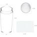 WOSO One Piece Clear Silicone Jelly Stamper With Scraper Clear Nail Art Jelly Stamper Nail Art Stamping Stamper for Manicure Tools - Buy Online on GoSupps.com