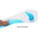 ZHAOSHUXIAN Silicone Gel Arch Support Insoles for High Heels - 3 Pair Metatarsal Cushion Orthopedic Pads (Blue, Size 1) - Buy Online on GoSupps.com