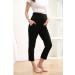 ZUMIY Maternity Lounge Pants | Over The Belly Stretchy Activewear | XXL Black - Buy Online on GoSupps.com