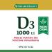 Nature's Bounty Vegetarian Non-GMO Vitamin D3 Vitamin D 1000 IU Supplement Helps to Maintain Immune Function 400 Tablets - Buy Online on GoSupps.com