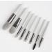 8 Pieces Travel Makeup Brushes with Bag Set Mini Makeup Brushes for Face Foundation Blush Eyeshadow (Gray) - Buy Online on GoSupps.com