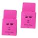 Angoily 2 Boxes Ink Pattern Embroidery Ruler Auxiliary Tool Make up