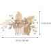 Beaupretty Bride Wedding Comb Headpiece Prom Hair Accessory Women Decorative Hair Comb - Buy Online on GoSupps.com