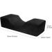 Muslates Eyelash Extension Pillow - Ergonomic U-Shaped Neck Support | Memory Foam Beauty Salon Pillow | Ideal for Eyelash Extensions - Black - Buy Online on GoSupps.com