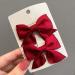 2pcs Cute Bow Hair Clips for Teens & Adults | Non-slip Alligator Barrettes for School & Fashion | Hair Accessories - Buy Online on GoSupps.com