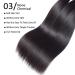 Kapelli 10A Brazilian Virgin Hair Bundles - 4 Pack (14-20 Inch) Straight Human Hair Extensions - Naturals Black - Buy Online on GoSupps.com