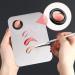 6x4 Stainless Steel Makeup Mixing Palette with Spatula Tool - Professional Cosmetic Artist Blending Palette for Foundation Mixing - Buy Online on GoSupps.com