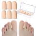 6 Pack Big Toe Protectors for Men & Women Silicone Toe Caps for Corns Blisters and Ingrown Toenails Great for Running Walking and Toe Pain Relief