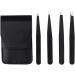 Mini Stainless Steel Eyebrow Trimming Set 4 Pair of Professional Reusable Eyebrow Tools Eyebrow Tweezers Kit - Buy Online on GoSupps.com