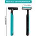 30 Pack Disposable Safety Razors for Men - Eco-Friendly Green & Blue Options - Buy Online on GoSupps.com
