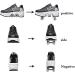 LDTXH Double-Row Deform Wheel Automatic Walking Shoes | 2 in 1 Roller Skate | Removable Pulley Skates for Girls Boys | Outdoor Parkour Shoes | Black Powder - US 9 - Buy Online on GoSupps.com
