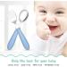 Vicloon Baby Fork and Spoon Set - 6PCS Toddler Stainless Steel Utensils | Baby Feeding Cutlery Set for Kids in Blue/Green/Pink - Buy Online on GoSupps.com