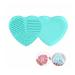 Buy Silicone Heart-Shaped Makeup Brush Cleaning Tool - Green Beauty Brush Cleaner for Flawless Makeup - Buy Online on GoSupps.com