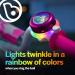 Brightz LED Light Up Bike Bell with Clear Ring Sound - Twinkling Rainbow Color LED Ring Light - Space Pink Bicycle Accessory for Kids and Adults - Buy Online on GoSupps.com