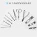 Professional Nail Clippers Set YRHOME 12 Piece Stainless Steel Manicure Kit Fingernail and Toenail Clipper Cutter Includes Cuticle Remover Stainless Steel Sharp Sturdy Trimmer Set with Portable Tra - Buy Online on GoSupps.com