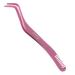 Clusters DIY Lash Tweezers Eyelash Applicator 2 in 1 Lash Tweezers Strip Lashes Double Ended Eyelash Tool with Built in Lash Comb for Precise Lash Application Curved Eyelash Nipper