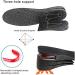 Pimoys Height Increasing Shoe Insole - Adjustable 3-Layer Orthotic Air Cushion Heel Insert - 3cm, 5cm, 7cm - Men Women - Buy Online on GoSupps.com