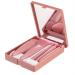 COSHINE Easy-taken Travel Makeup Brush Set - 5pcs Mini Cosmetic Brushes with Mirror - Buy Online on GoSupps.com