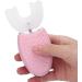 U-Shaped Electric Dental Brush for Adults | Automatic Toothbrush with Blu-ray Teeth Whitening - Pink - Buy Online on GoSupps.com