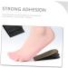 NOLITOY Heightening Half Pad - 2 Pairs of Unisex Heel Lift Insoles for Men & Women | Portable Suede Shoe Lifts for Comfort & Style - Buy Online on GoSupps.com