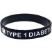 Set of 5 Type 1 Diabetes Silicone Bracelets - Insulin Dependent Diabetic Awareness Wristbands - Buy Online on GoSupps.com
