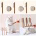 Cat Brush 3 Pcs Solid Wood Pet Comb Grooming Tool Dog Flea Comb Pet Combs Suitable for Cats Dogs Rabbits and Other Pets Grooming Long Hair Hair Cleaning and Flea Cleaning - Buy Online on GoSupps.com