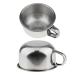 Harilla 2 Men's Shaving Bowls with Handle & Grate
