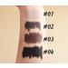 Ayky Long Wear Gel Eyeliner Rationalu Gel Eyeliner White Eyeliner For Waterline Black Liquid Eyeliner Natural Black Eyeliner Cream Waterproof (#1) - Buy Online on GoSupps.com