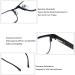 Eyglajdd 2 Pack Men's Reading Glasses - Metal Rectangle Frames with Blue Light Filter & Spring Hinge - Bronze 2.0x - Buy Online on GoSupps.com