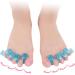Silicone Gel Shoe Splitter Blue - Valgus Adjuster & Bunion Cushions for Men and Women - Buy Online on GoSupps.com