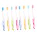 Beavorty 8pcs Travel Toothbrush Adult Toothbrushes Oral Accessories Bristle Toothbrushes Oral Care Tool