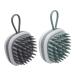 Combine 2 pieces silicone shampoo comb silicone hair brushes hair scalp massage male massage bushes shampoo brush massage ger t hair massage cleaver brush hair shampoo