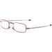 Cokobin Foldable Reading Glasses +1.0 - Stainless Steel Anti-Blue Light Aid for Men & Women | Pink with Hard Shell Case - Buy Online on GoSupps.com