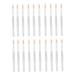 20pcs Crystal Stick Lip Brush Lipstick Brush Crystal Pole Plastic