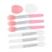 Housoutil 2 Sets Lip Stick Dust Silicone Lip Covers Silicone Scrubber Silicone Brush Lady Tools Lip Balm Applicator Accessory Lip Makeup Lip Scrub Brush Facial Miss Girl